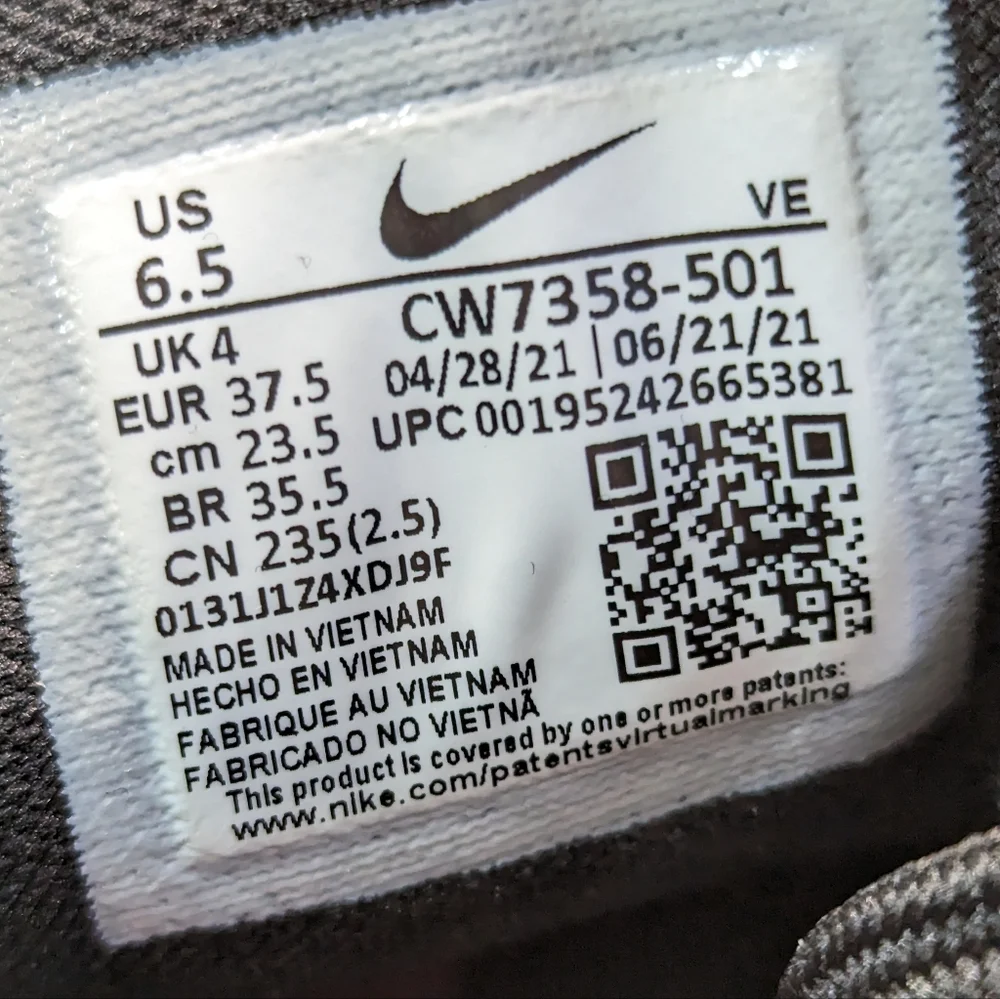 Nike Air Zoom Pegasus 38 Cave Purple  Women's Running Training Sneakers size 6.5